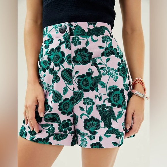 Corey Lynn Calter Pants - Corey Lynn Calter Gardenia Shorts | Anthropologie Small